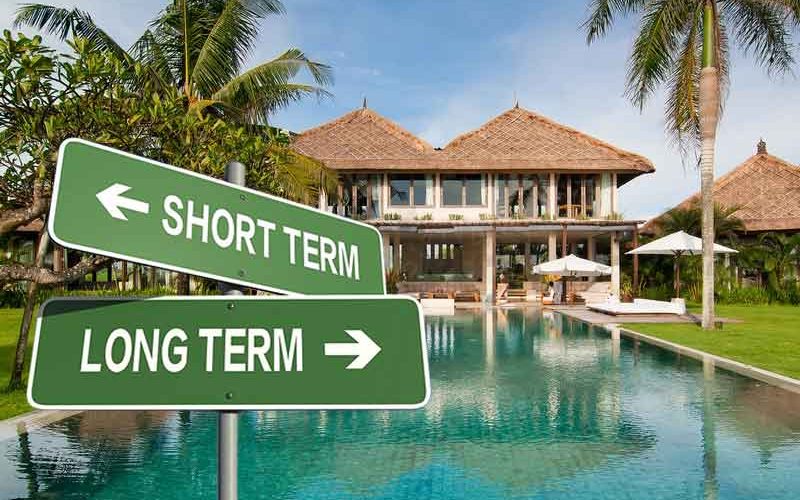 Short term rental vs long term rental in rental scaling
